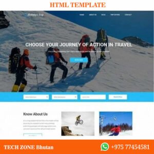 HTML Template -Adventures Trip