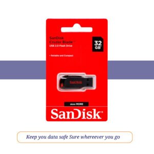 SanDisk Cruzer Blade USB 2.0 32 GB Flash Pen Drive