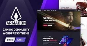 Armadon v1.2.0 β Gaming Community WordPress Theme