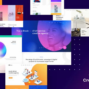 Brook v2.8.2 – Agency Business Creative WordPress Theme